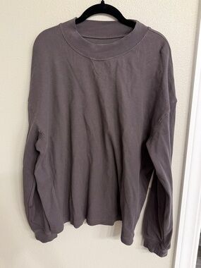 Daily Drills Vintage Black Oversized Thermal